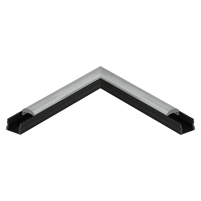 Eglo Eckverbinder Surface Profile 3 - Schwarz, 11 cm, Aluminium - Vorderansicht