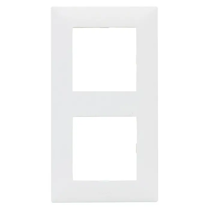 Legrand Niloé Step Marco - Blanco, x 2, Plástico, Montaje en la pared