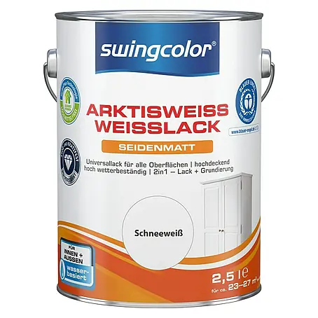 swingcolor  Weißlack Arktisweiß