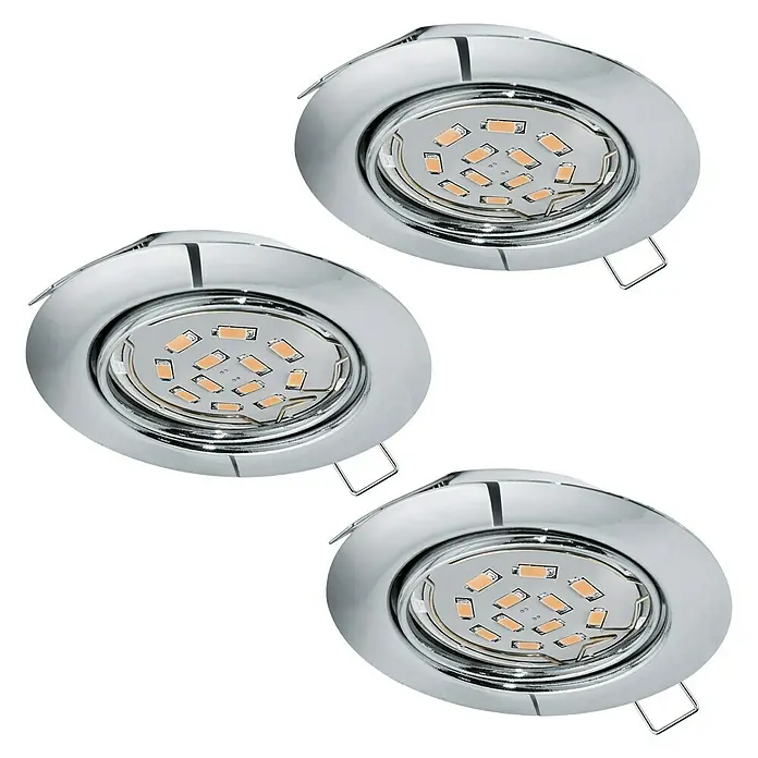 Eglo LED ugradbena svjetiljka Peneto - Topla bijela, Promjer: 87 mm, Ugradbeni promjer: 70 mm - Pogled sprijeda