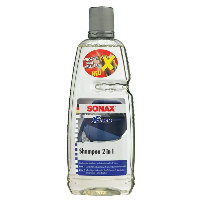 Sonax Xtreme Auto-Shampoo Konzentrat 2 in 1 - Geeignet für: Autolacke, 1 l - Vorderansicht