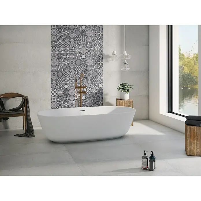 Pavimento porcelánico Kaster - 30 x 60 cm, Gris