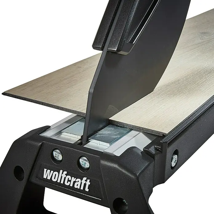 Wolfcraft Laminat- & Vinylschneider VLC 800 - Schnittbreite: 465 mm, Aluminium - Detailaufnahme
