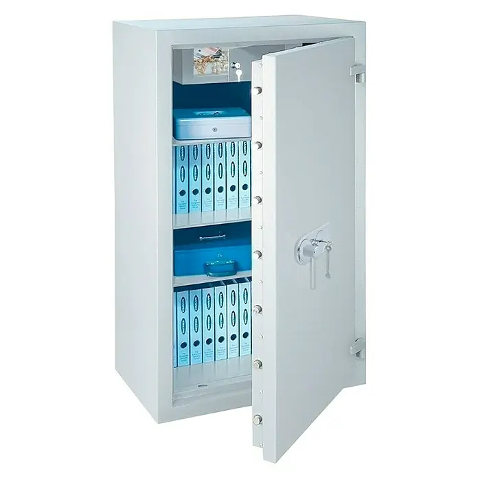 Rottner Brandschutztresor Diamant Fire Premium - Elektronisches Zahlenschloss, L x B x H: 51 x 68 x 81 cm, Lichtgrau