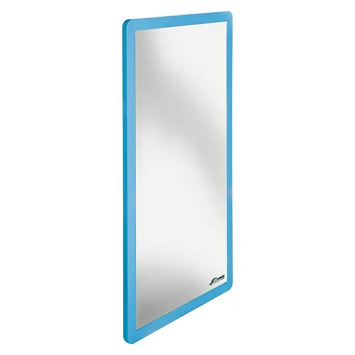 Phönix Miami Wandspiegel - L x B x H: 110 x 2,2 x 55 cm, Blau - Linke Seitenansicht