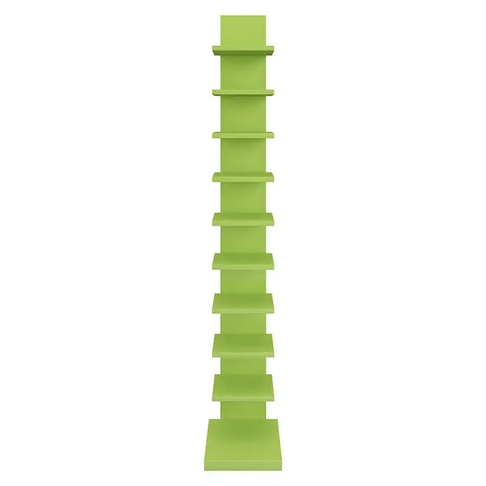 Phönix Bücherregal Babel - L x B x H: 30 x 30 x 180 cm, Kiwi - Vorderansicht