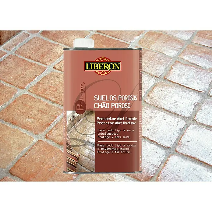 Libéron Abrillantador protector Suelos Porosos - Brillante, 1 l, Lata