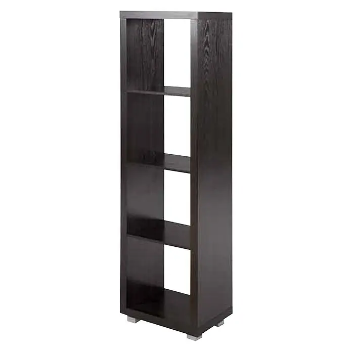 Phönix Cubo Regal - L x B x H: 29 x 41,9 x 148,4 cm, Braun - Rechte Seitenansicht