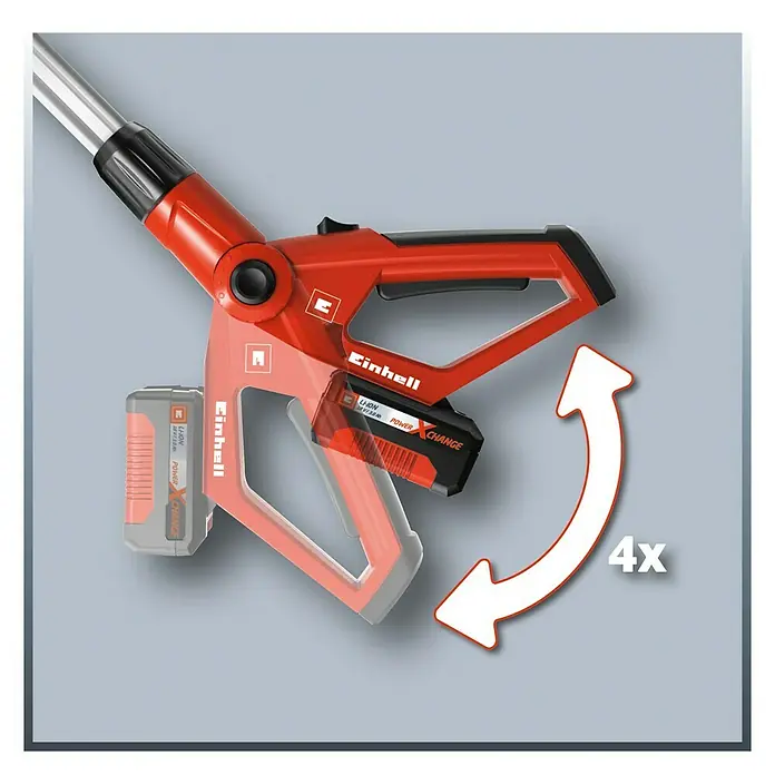 Einhell Power X-Change Akku-Hochentaster GE-LC 18 Li T-Solo - 18 V, Li-Ionen, Ohne Akku, Schnittlänge: 17 cm - Detailaufnahme
