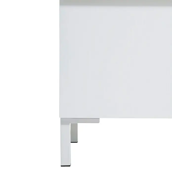 Phönix Beijing Sideboard - L x B x H: 40 x 150 x 79,2 cm, Weiß, Anzahl Schubladen: 2 Stk., Anzahl Türen: 1 Stk. - Detailaufnahme