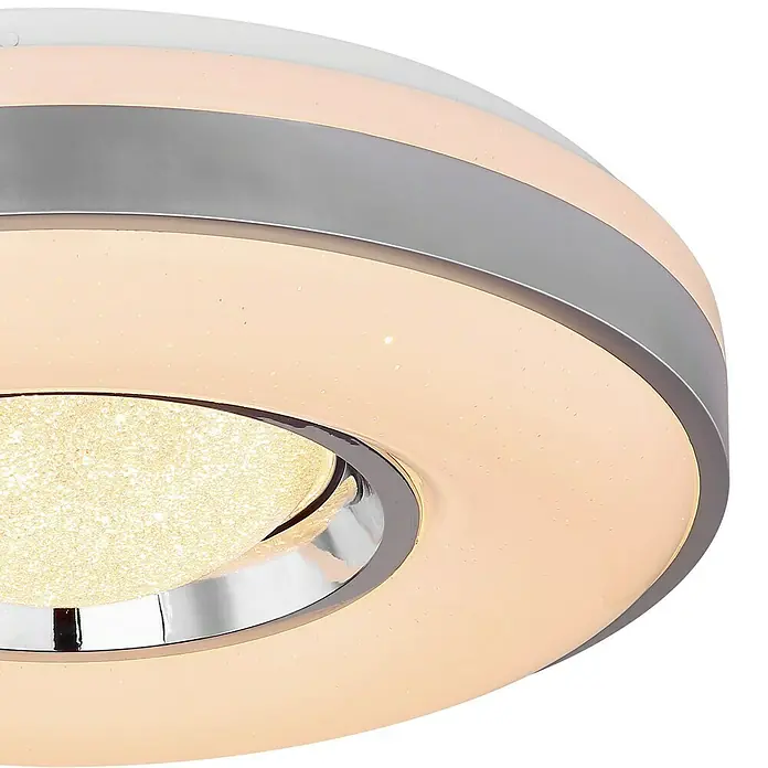 Lavida Plafón LED redondo - 24 W, Ø x Al: 410 mm x 10 cm, Blanco, Blanco cálido