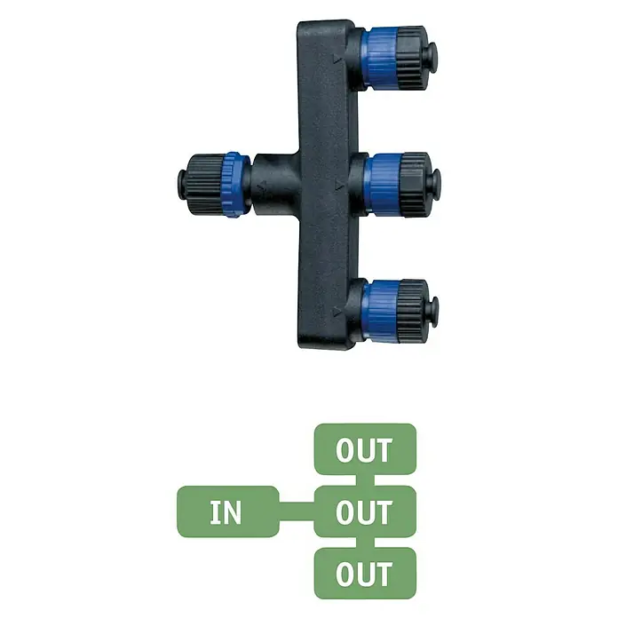 Paulmann Plug & Shine Distribuidor - x 3, Potencia máx.: 150 W, IP68, 24 V