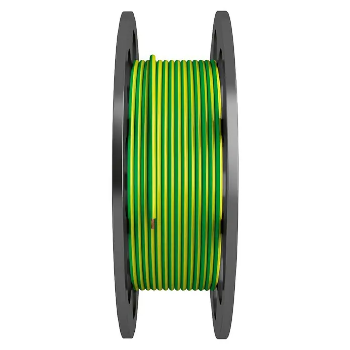 Bricable Cable unipolar a metros tierra - H07Z1-K1x6, Verde/Amarillo