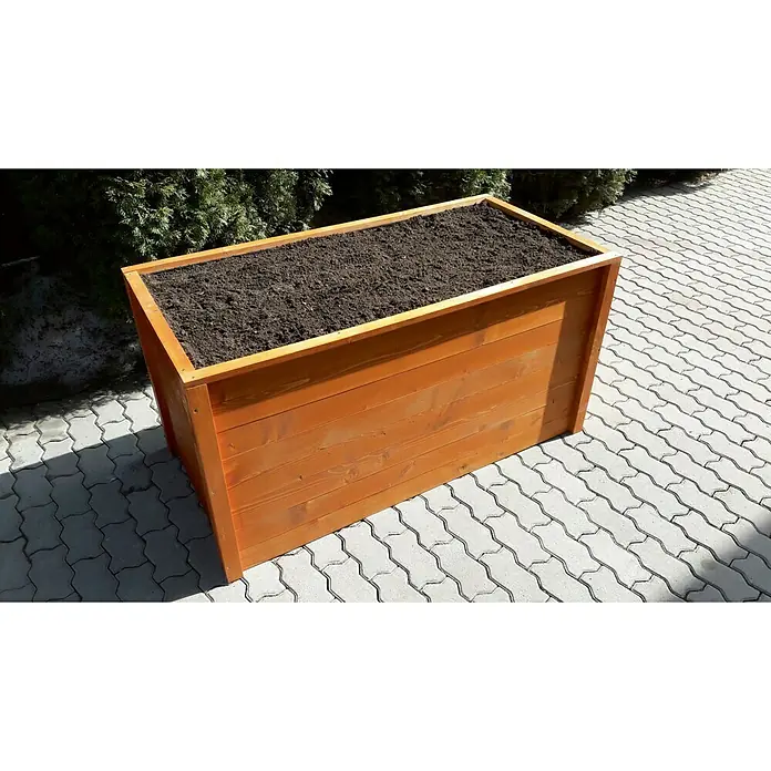 Hochbeet - L x B x H: 150 x 75 x 75 cm, Fichte, Lasiert