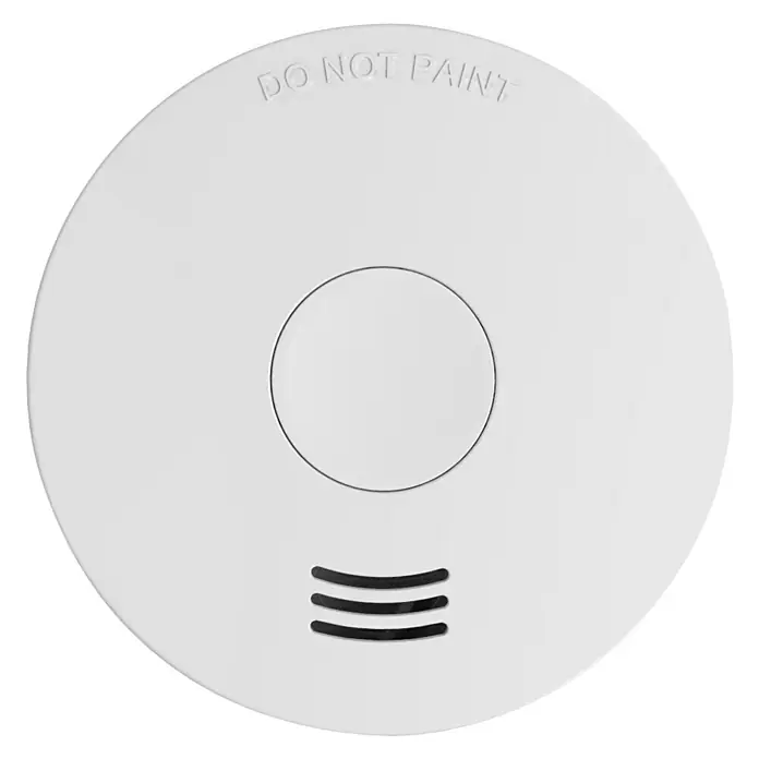Detektor dima VdS - Promjer: 10 cm, Vrijeme rada baterije: 10 godina, Jačina alarmnog signala: Min. 85 dB - Pogled sprijeda
