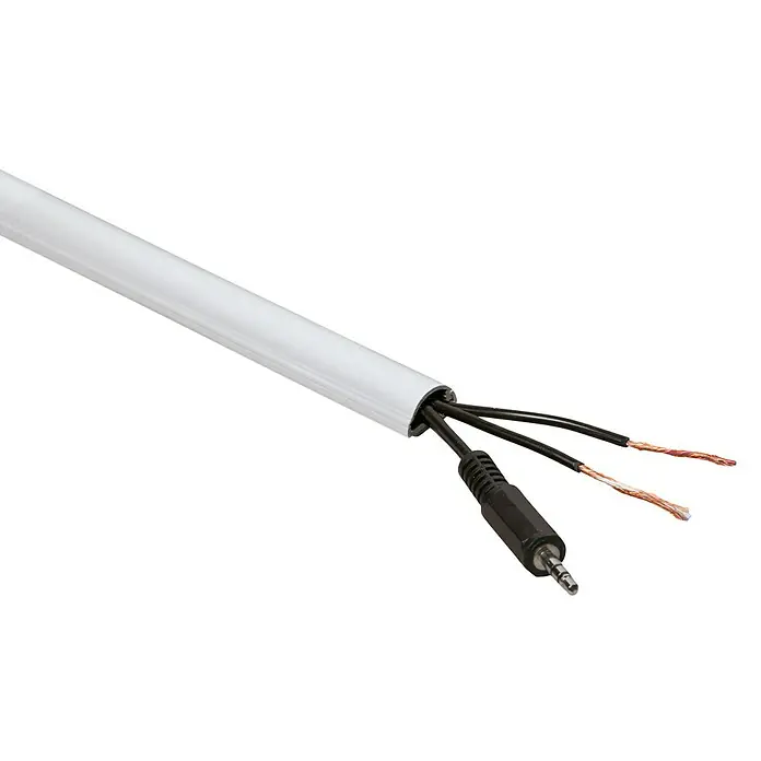D-Line Kabelkanal Halbrund - 1 m, 50 x 25 mm, Weiß