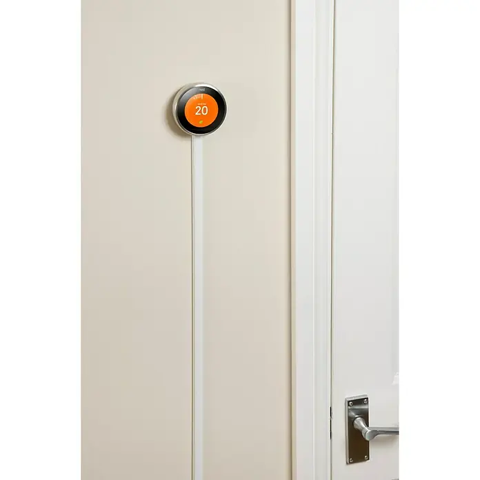 D-Line Kabelkanal Halbrund - 1 m, 50 x 25 mm, Weiß - Anwendungsbeispiel