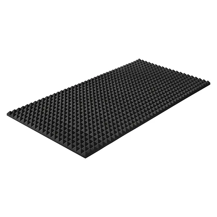 Noppenschaum Akupur - 100 x 200 x 5 cm, Pyramide - Ansicht von oben
