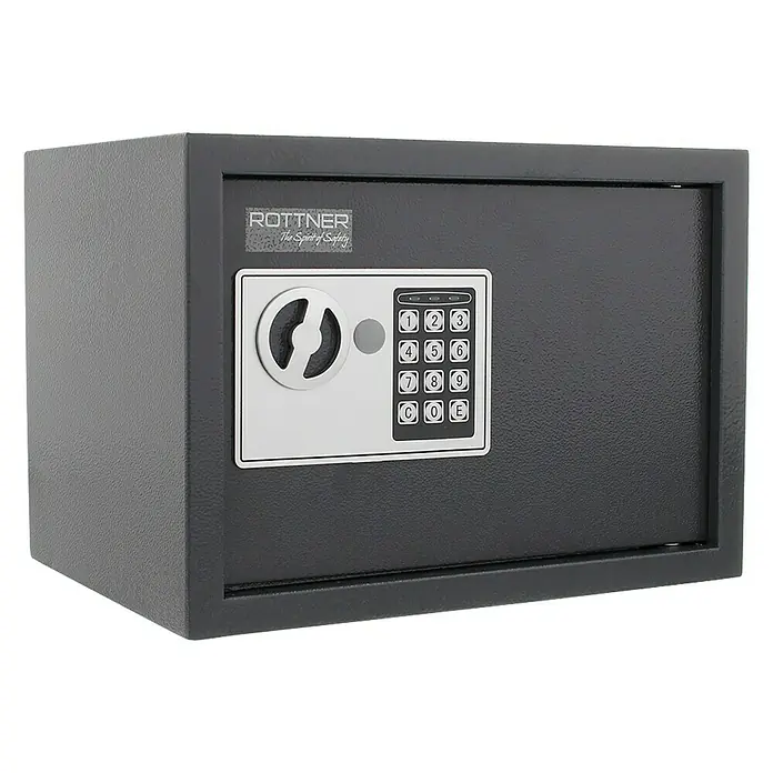 Rottner Möbeltresor Homestar - Elektronisches Zahlenschloss, L x B x H: 25 x 35 x 25 cm, Anthrazit