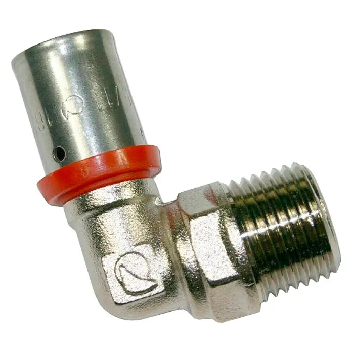 Isoltubex Codo multicapa roscado M - 20 mm, Rosca exterior: ½″