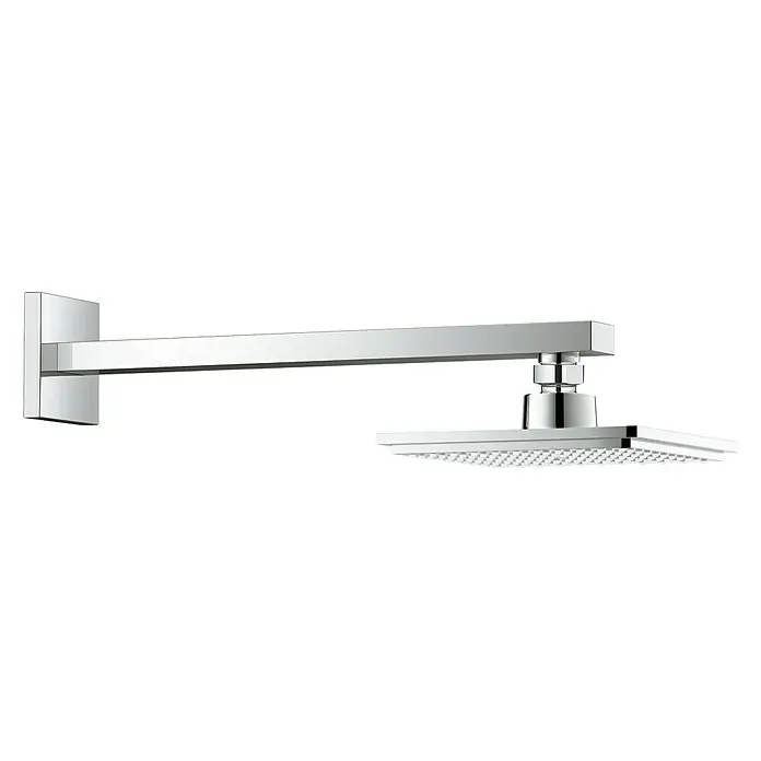 Grohe Euphoria Cube Kopfbrausen-Set - 15,2 x 15,2 cm, 9,5 l/min bei 3 bar, Chrom - Rechte Seitenansicht