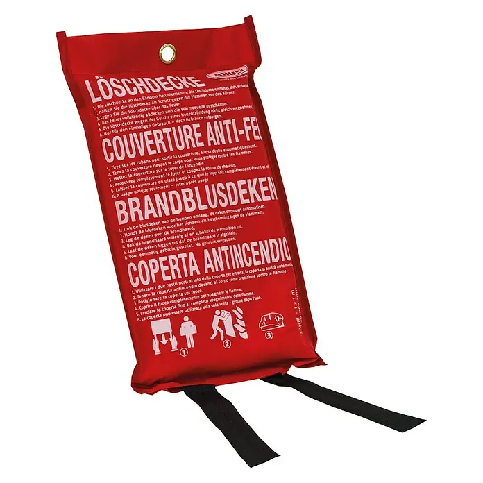 Abus Löschdecke LD1118 - L x B: 1 x 1 m - Ansicht von oben