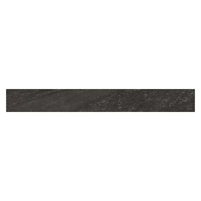 Atlas Concorde Sockelfliese Valmalenco Anthrazit - 7,2 x 60 cm, Anthrazit, Matt - Vorderansicht