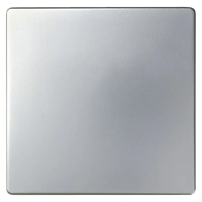 Simon 82 Tapa para mecanismo conmutador - Aluminio / Plata, Plástico, Montaje en la pared