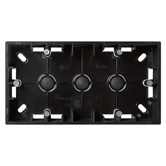 Simon 15 Caja de superficie doble - Montaje en la pared