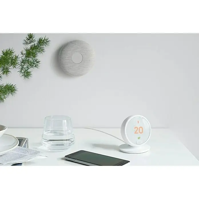 Google Nest Termostato inalámbrico inteligente - Funcionamiento con batería, L x An x Al: 81,6 x 81,6 x 94,4 mm