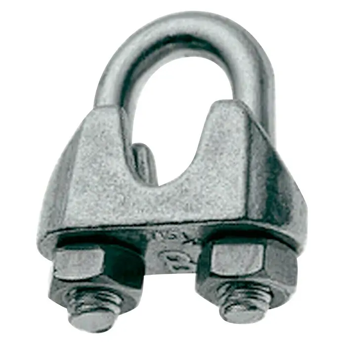 Conacord Sujetacables - Para diámetro de cable: 4 mm, Acero inoxidable
