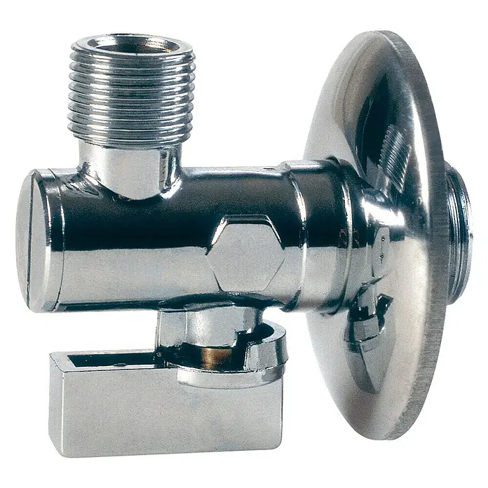 Llave de escuadra macho con filtro - Rosca exterior: ½″, Filtro