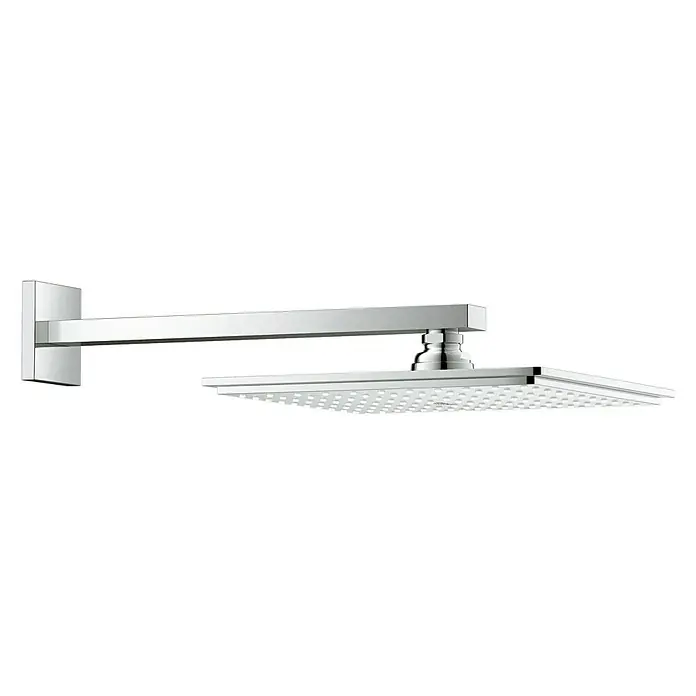 Grohe Kopfbrausen-Set Rainshower Allure 230 - 23 x 23 cm, 9,5 l/min bei 3 bar, Wandmontage, Chrom - Rechte Seitenansicht