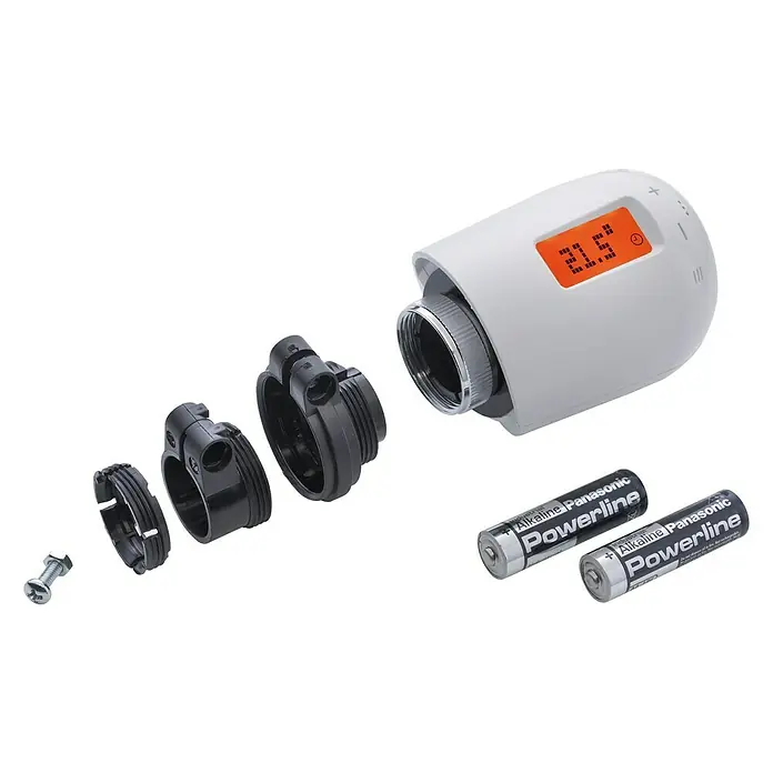 Eurotronic Heizkörper-Thermostat Genius LCD 100 - Per App, Batteriebetrieben