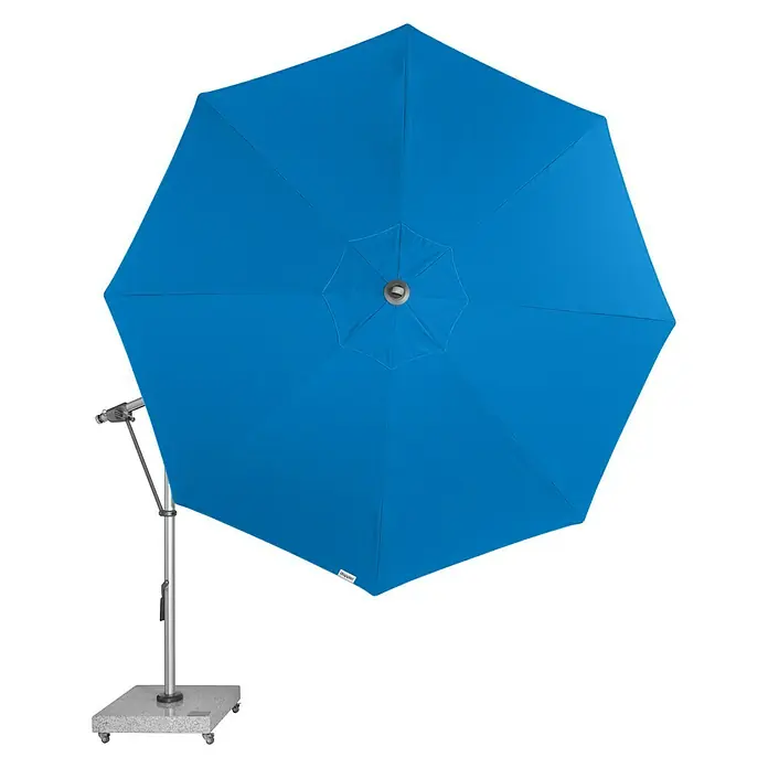 Doppler Expert Pendelschirm - Aquamarine, 350 cm - Vorderansicht