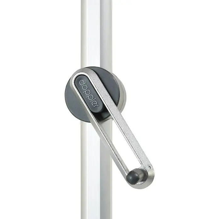 Doppler Expert Kurbelschirm Auto Tilt - Greige, Durchmesser: 280 cm - Detailaufnahme