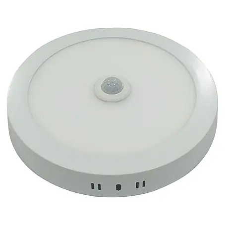 Plafón LED redondo con sensor luz neutra