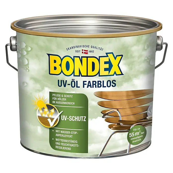 Bondex UV-Schutz-Öl Universal - Farblos, 2,5 l
