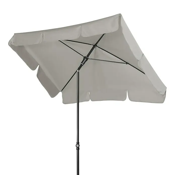 Doppler Sunline Sonnenschirm Sunline Waterproof Neo - Grau, 185 x 120 cm - Vorderansicht
