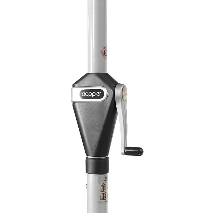 Doppler Active Kurbelschirm Auto Tilt - Natur, Durchmesser: 320 cm - Detailaufnahme
