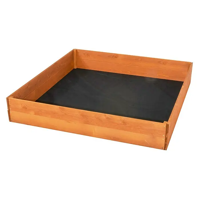 Cajón de arena Loeva - L x An x Al: 120 x 120 x 25 cm, Madera