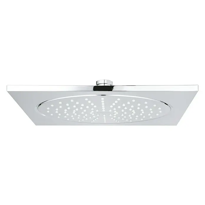 Grohe Kopfbrause Rainshower F-Series 10 - 25,4 x 25,4 cm, 9,5 l/min bei 3 bar, Anzahl Funktionen: 1 Stk., Chrom - Vorderansicht
