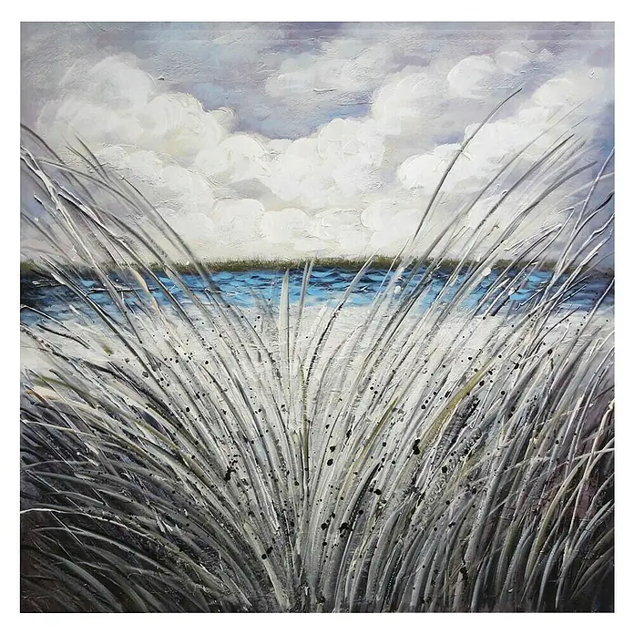 Cuadro pintado a mano - Vegetación, An x Al: 80 x 80 cm