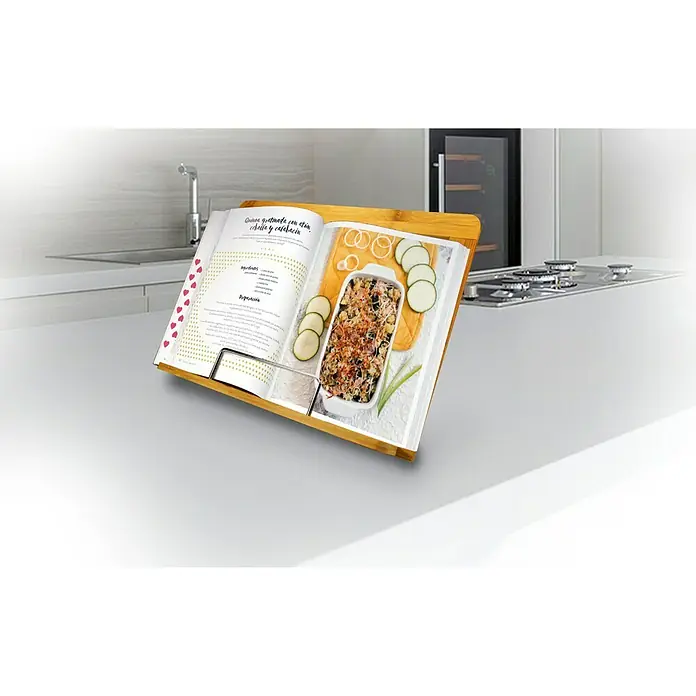 Jocca Soporte para libro y tablet - 32 x 17 x 23,9 cm, Bambú