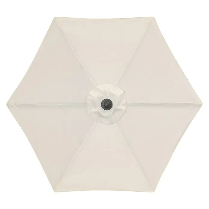 Derby Basic Lift Sonnenschirm Neo - Natur, Durchmesser: 180 cm - Ansicht von oben