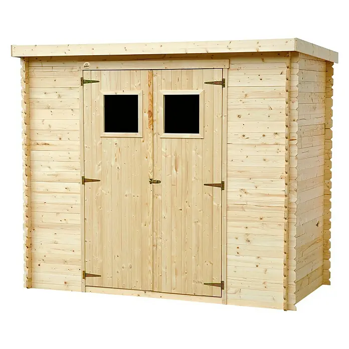 Hoggar nature Caseta de madera Floen - L x An: 239 x 144 cm