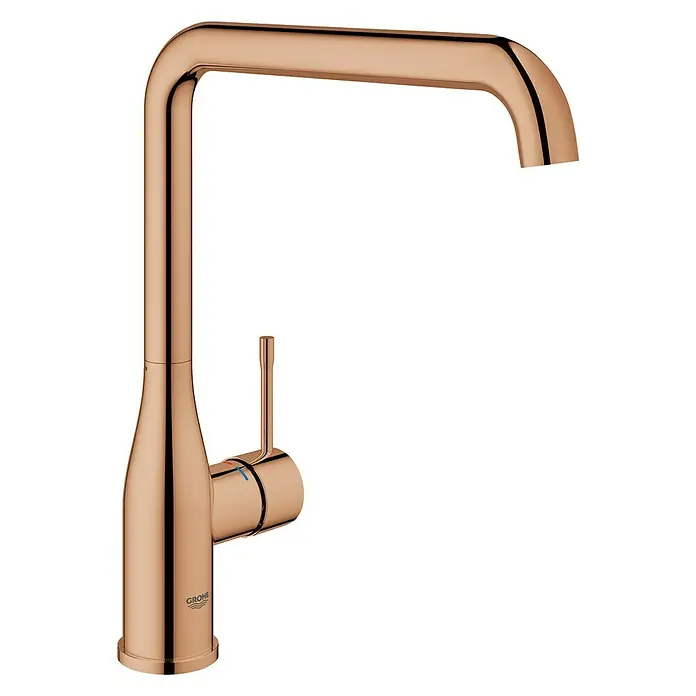 Grohe Essence Spültischarmatur - Warm Sunset, Glänzend, Hoher Auslauf - Rechte Seitenansicht