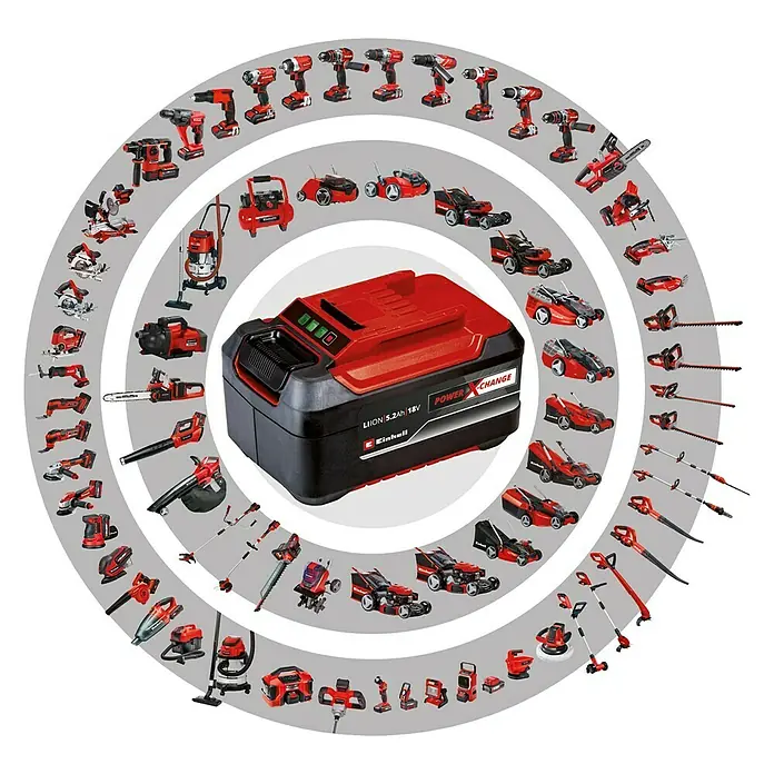 Einhell Power X-Change Baterija Multi-Ah PXC-Plus - 18 V, 6 Ah - 4 Ah