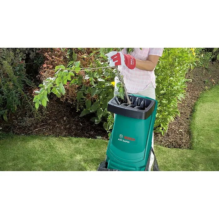 Bosch Elektrische meshakselaar AXT Rapid 2200 - 2.200 W, Lasergesneden precisiemessen van gehard staal - Close-up