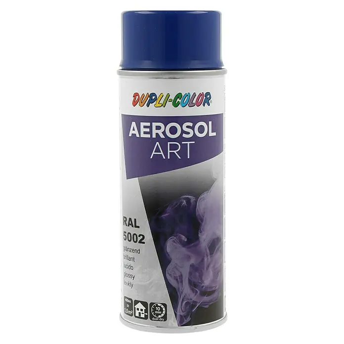 Dupli-Color Aerosol Art Sprühlack RAL 5002 - Ultramarinblau, 400 ml, Glänzend - Vorderansicht